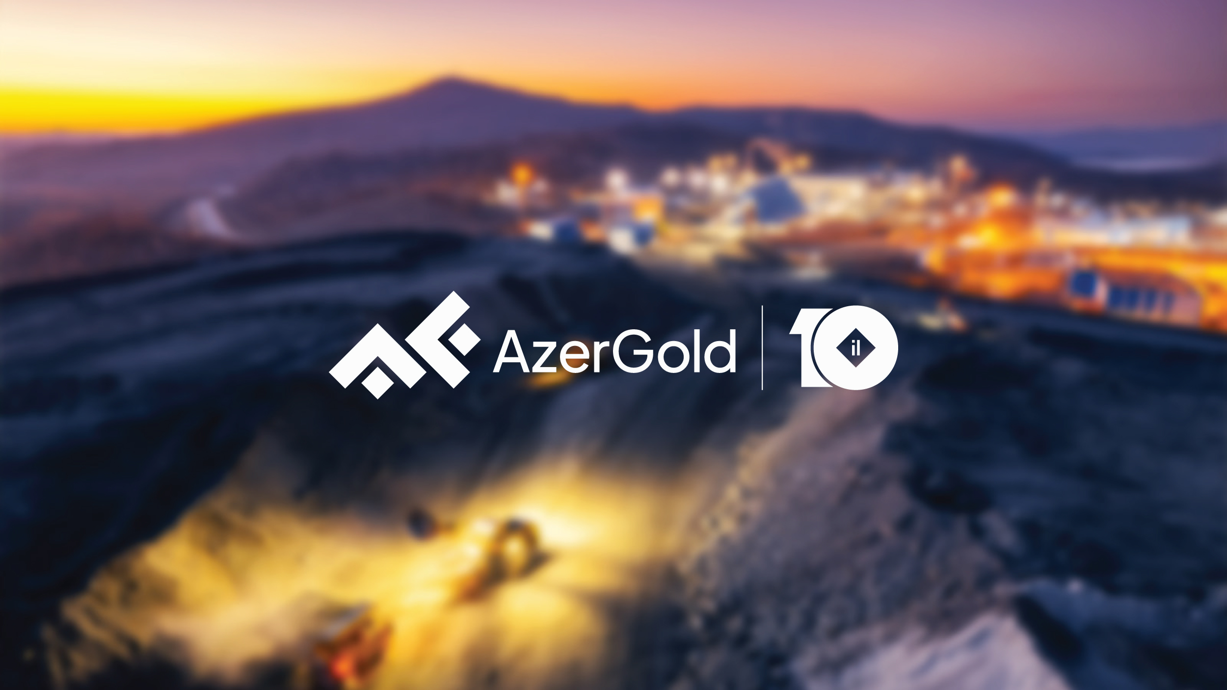 AzerGold 10th Anniversary Brand Identity